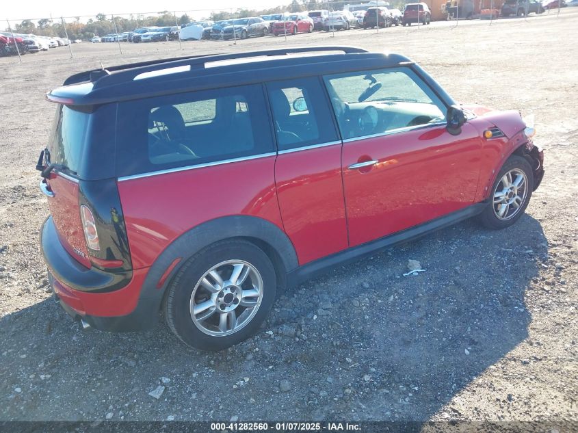 VIN WMWZF3C54DT489454 2013 MINI CLUBMAN no.4