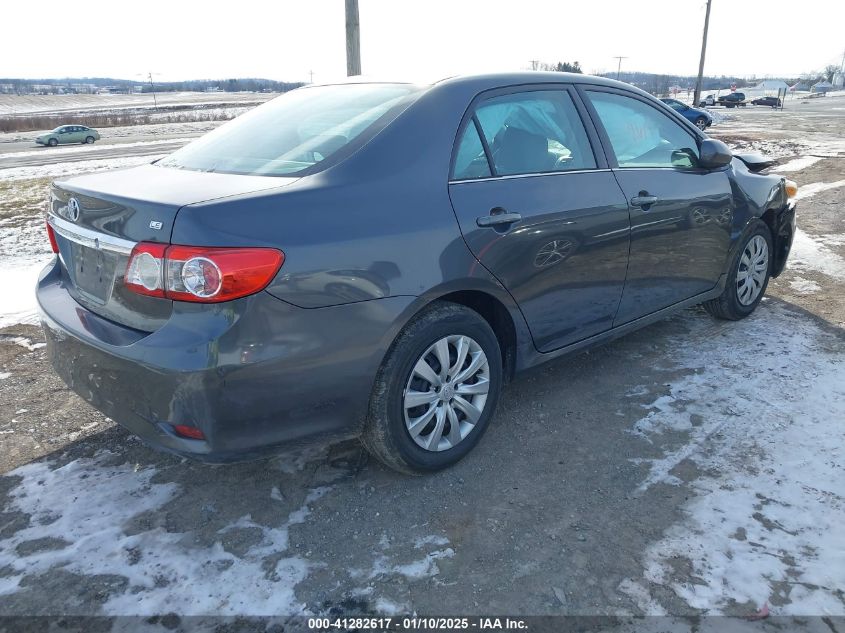 VIN 2T1BU4EE9DC062579 2013 Toyota Corolla, LE no.4