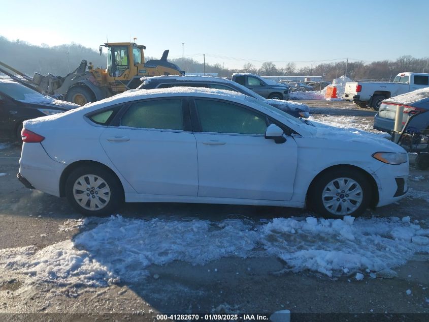 2019 FORD FUSION S - 3FA6P0G74KR276067