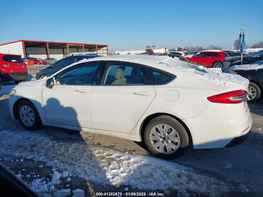 2019 FORD FUSION S - 3FA6P0G74KR276067