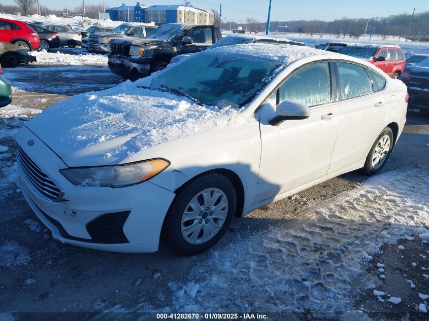 2019 FORD FUSION S - 3FA6P0G74KR276067