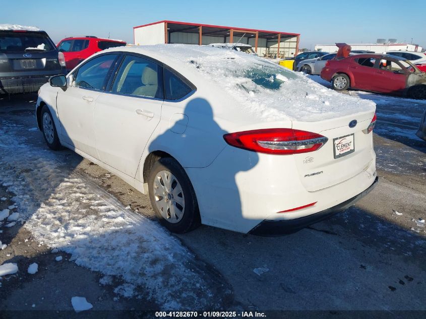 2019 FORD FUSION S - 3FA6P0G74KR276067