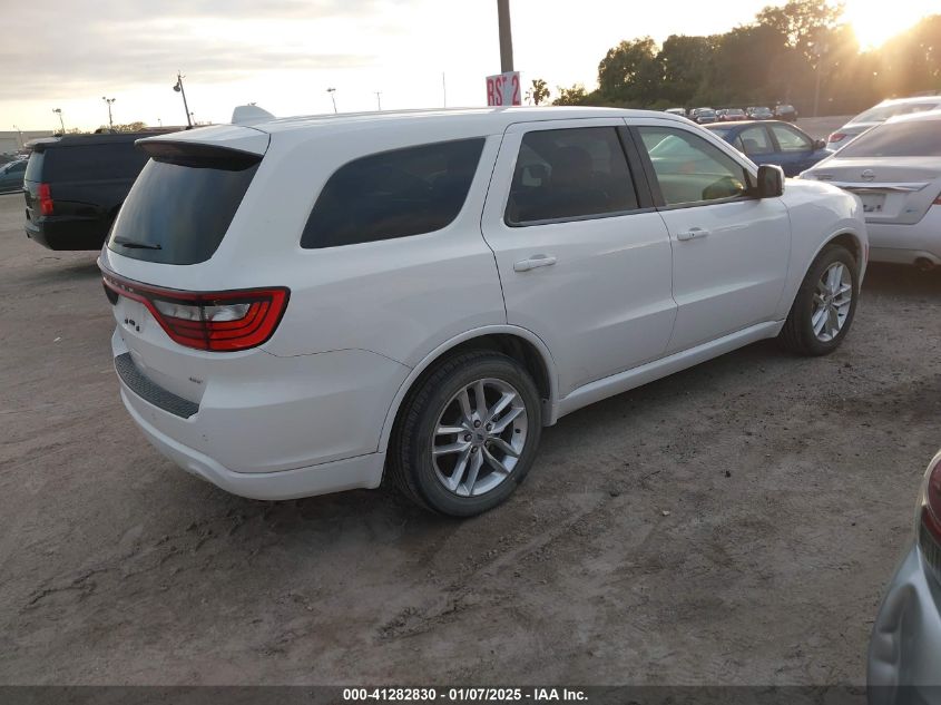 VIN 1C4RDHDG8MC608077 2021 DODGE DURANGO no.4