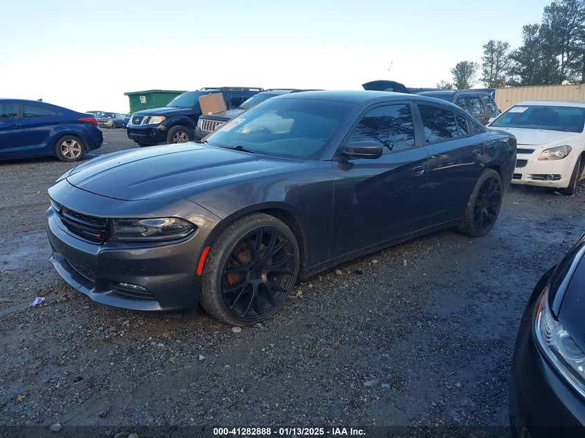 Vin: 2c3cdxhg3gh318247, lot: 41773256, dodge charger sxt 20162