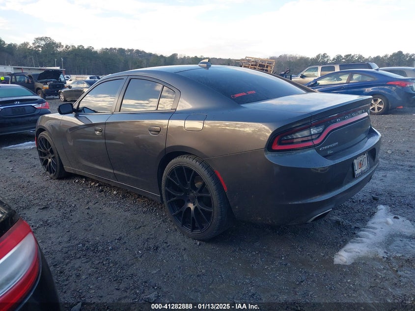 Vin: 2c3cdxhg3gh318247, lot: 41773256, dodge charger sxt 20163