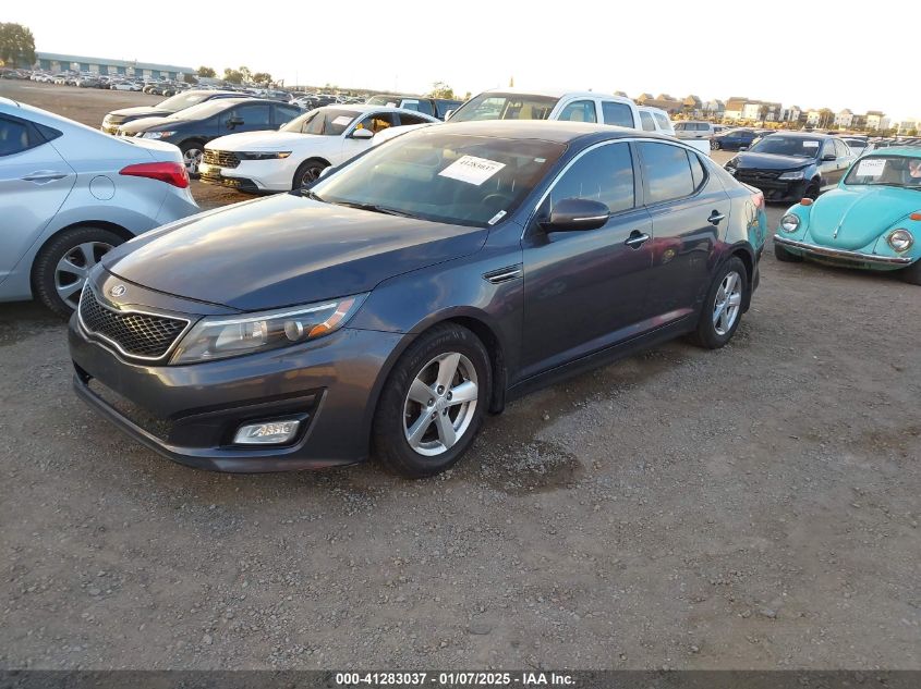 VIN KNAGM4A76F5632032 2015 KIA OPTIMA no.2