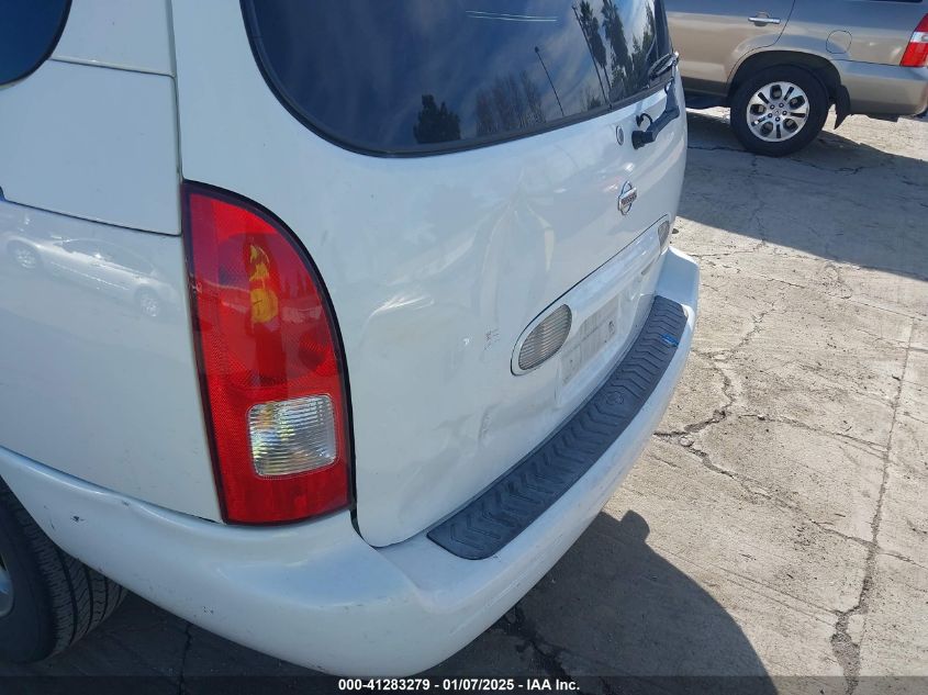 2001 Nissan Quest Gxe VIN: 4N2ZN15T81D801042 Lot: 41283279