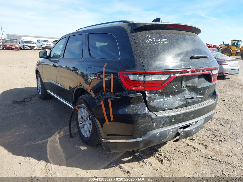 Vin: 1c4rdhag4pc573580, lot: 41773695, dodge durango sxt launch edition rwd 20233