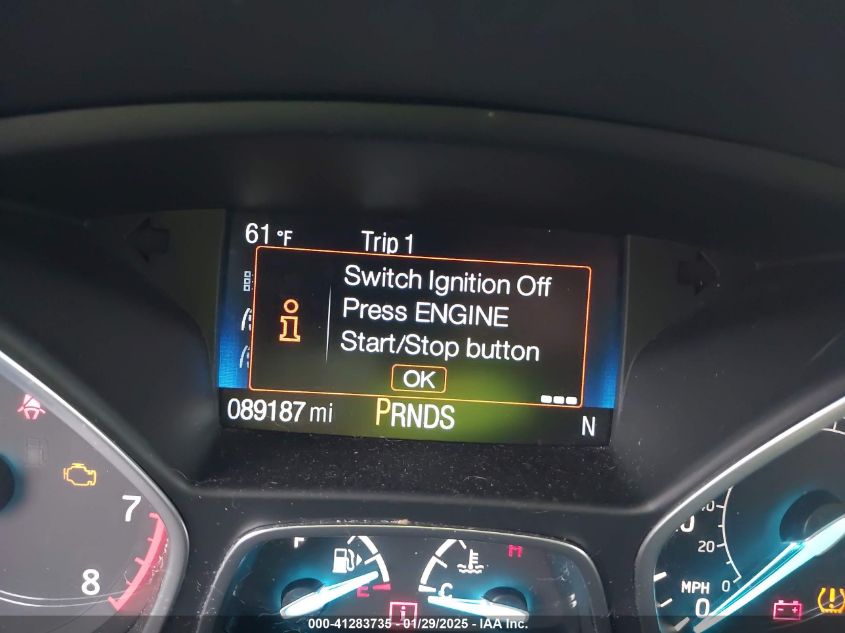 2017 Ford Escape Titanium VIN: 1FMCU0JD7HUE46911 Lot: 41283735