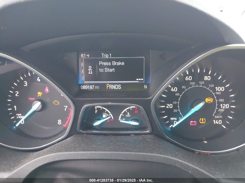 2017 Ford Escape Titanium VIN: 1FMCU0JD7HUE46911 Lot: 41283735