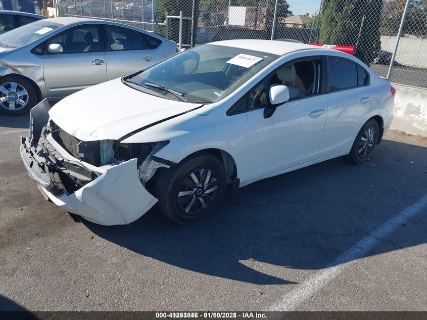 2012 HONDA CIVIC VIN: 19XFB2F56CE392335