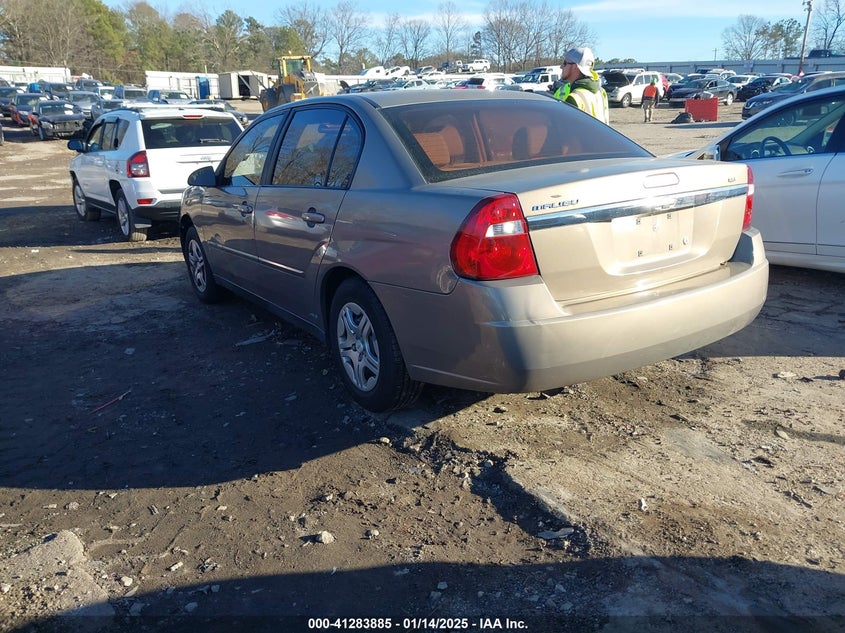 2007 CHEVROLET MALIBU VIN: 1G1ZS58F47F312054