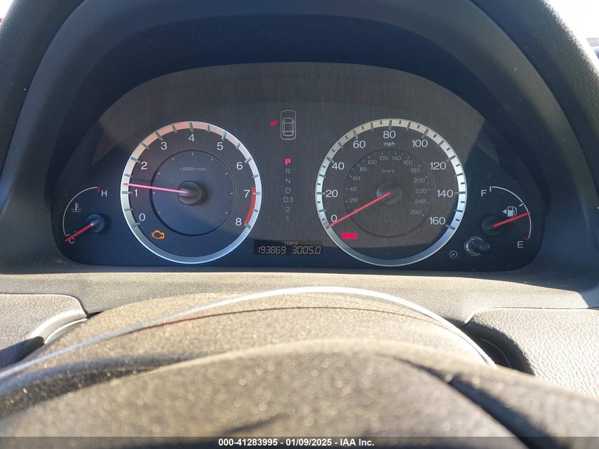 2009 HONDA ACCORD VIN: 1HGCP26339A028518