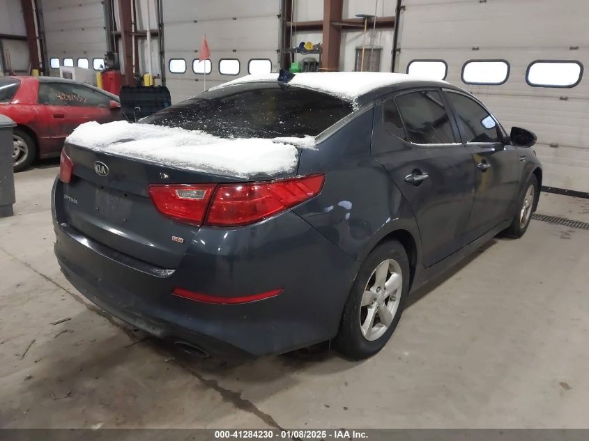 VIN KNAGM4A74F5560229 2015 KIA OPTIMA no.4