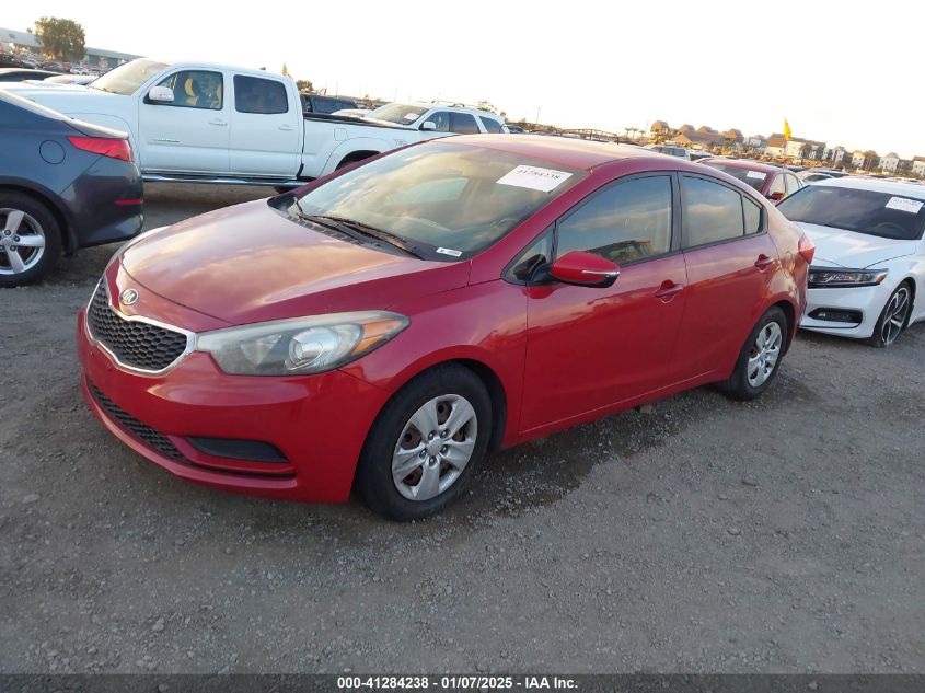 VIN KNAFX4A68F5430447 2015 KIA Forte, LX no.2