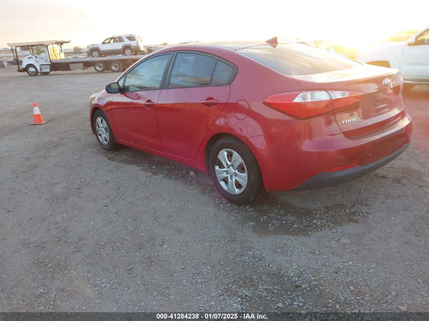 VIN KNAFX4A68F5430447 2015 KIA Forte, LX no.3