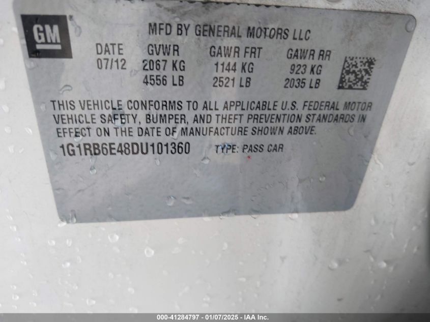 VIN 1G1RB6E48DU101360 2013 Chevrolet Volt no.9