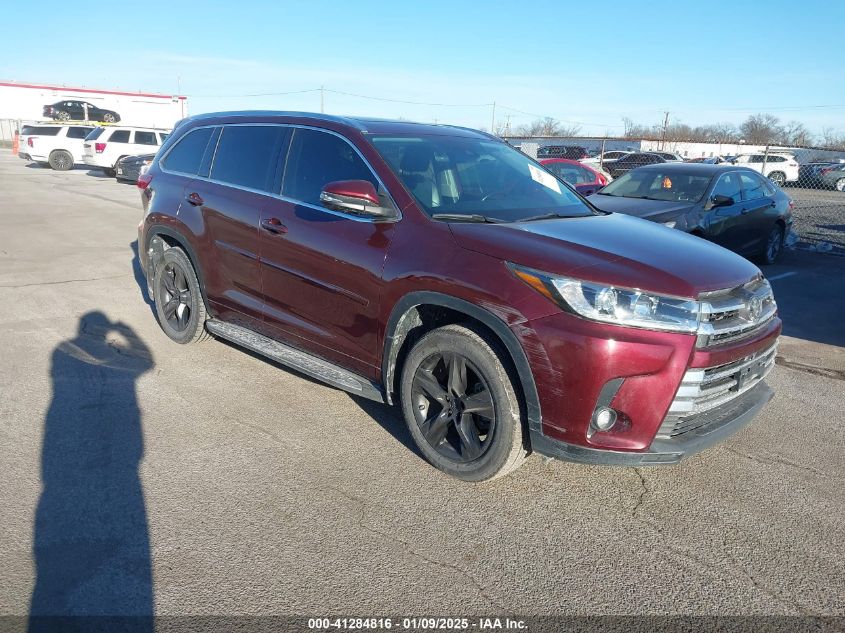 VIN 5TDDZRFHXKS941528 2019 TOYOTA HIGHLANDER no.1