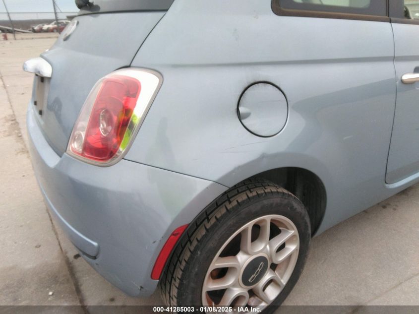 2013 Fiat 500 Pop VIN: 3C3CFFAR2DT513906 Lot: 41285003