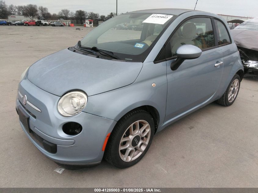 VIN 3C3CFFAR2DT513906 2013 FIAT 500 no.2