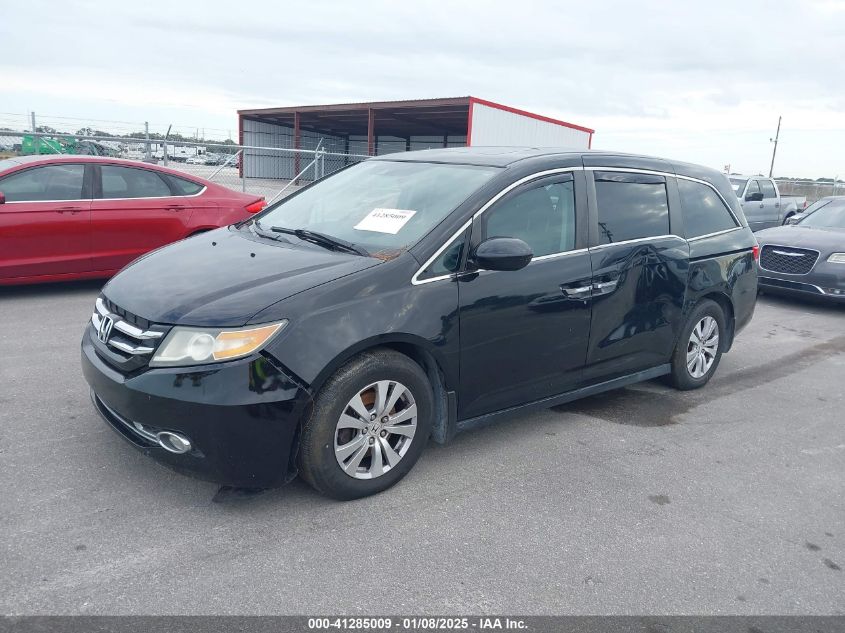 VIN 5FNRL5H66FB098823 2015 HONDA ODYSSEY no.2