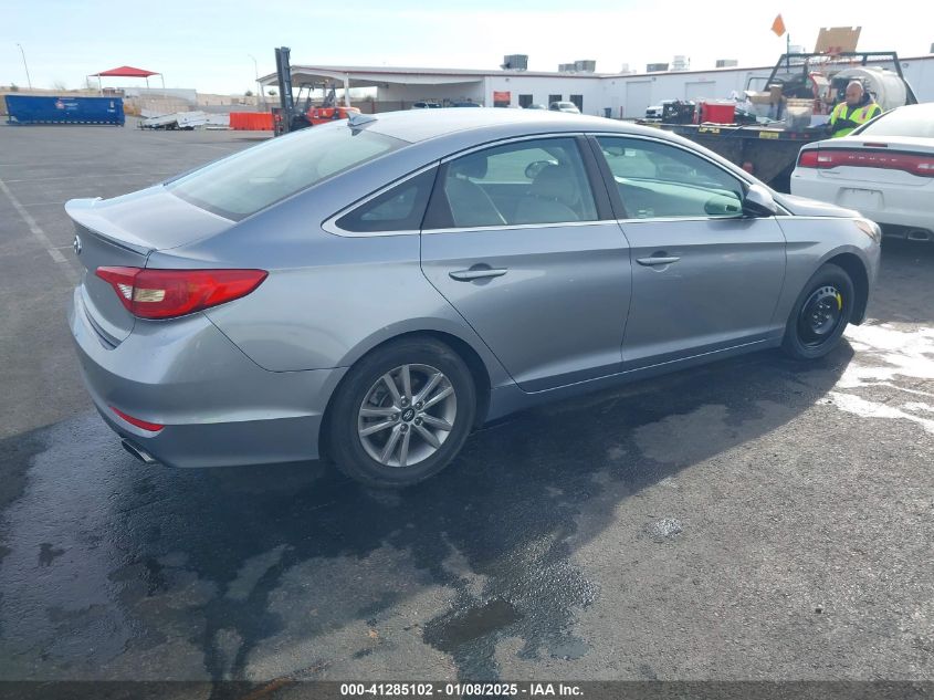 VIN 5NPE24AF1GH405467 2016 Hyundai Sonata, SE no.4