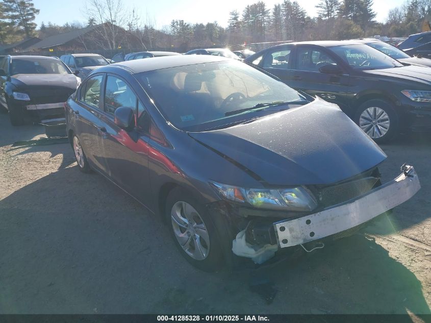 VIN 2HGFB2F5XDH524455 2013 Honda Civic, LX no.1