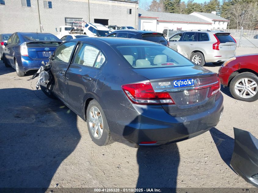 VIN 2HGFB2F5XDH524455 2013 Honda Civic, LX no.3