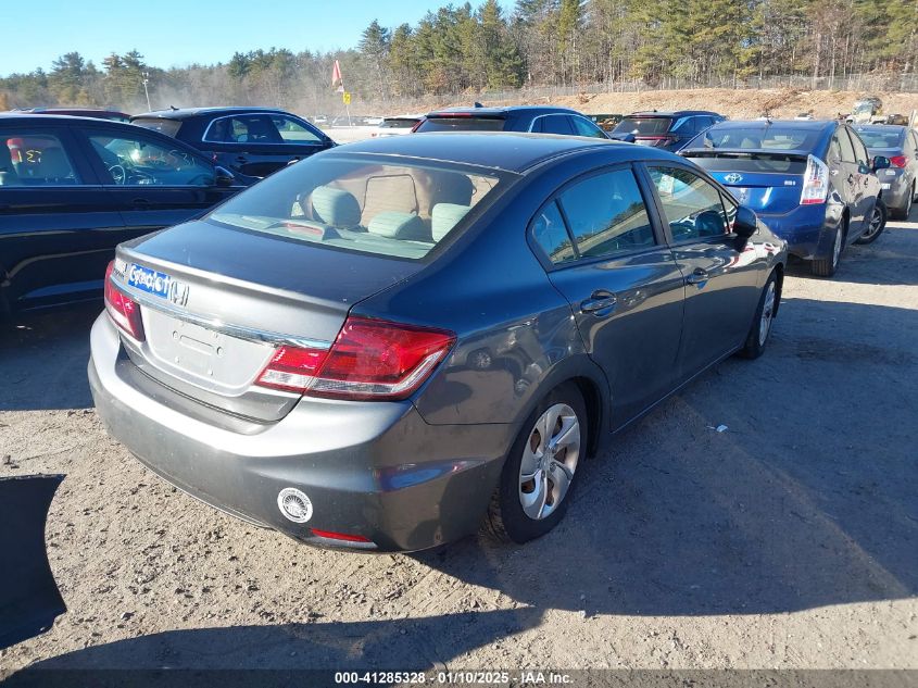 VIN 2HGFB2F5XDH524455 2013 Honda Civic, LX no.4