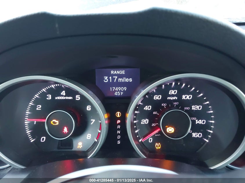 2012 ACURA TL VIN: 19UUA8F28CA028795
