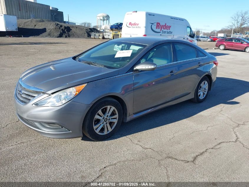 VIN 5NPEB4AC1EH857695 2014 HYUNDAI SONATA no.2