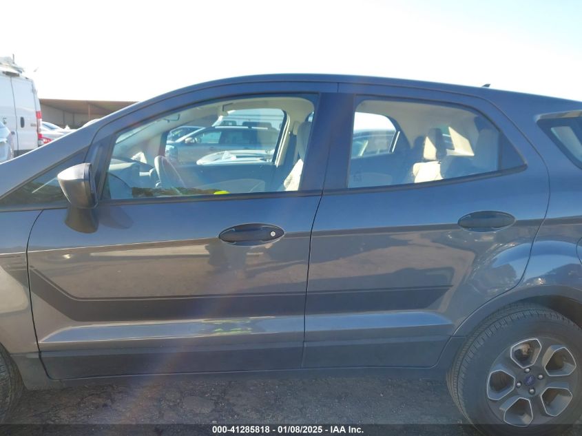 2021 Ford Ecosport S VIN: MAJ3S2FE9MC447183 Lot: 41285818