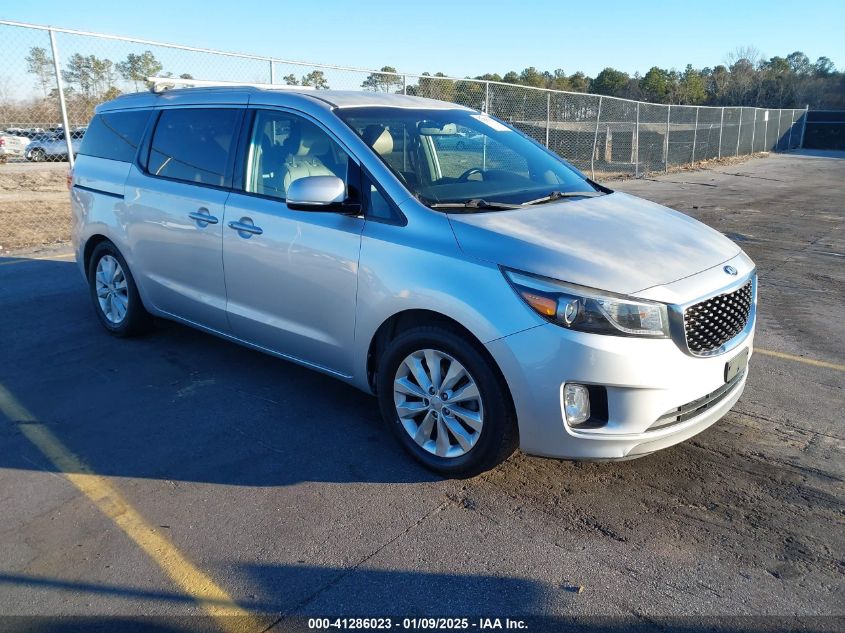 VIN KNDMC5C18F6034235 2015 KIA SEDONA no.1