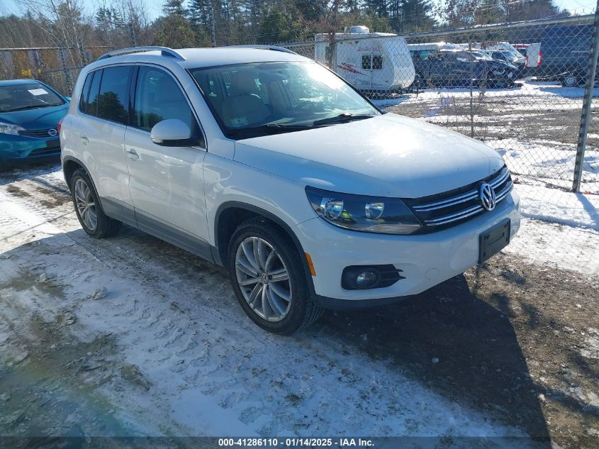 2013 VOLKSWAGEN TIGUAN SE - WVGBV3AX0DW053299