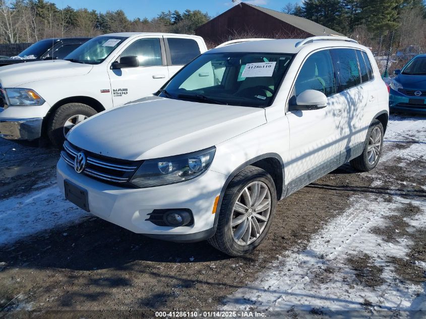 2013 VOLKSWAGEN TIGUAN SE - WVGBV3AX0DW053299