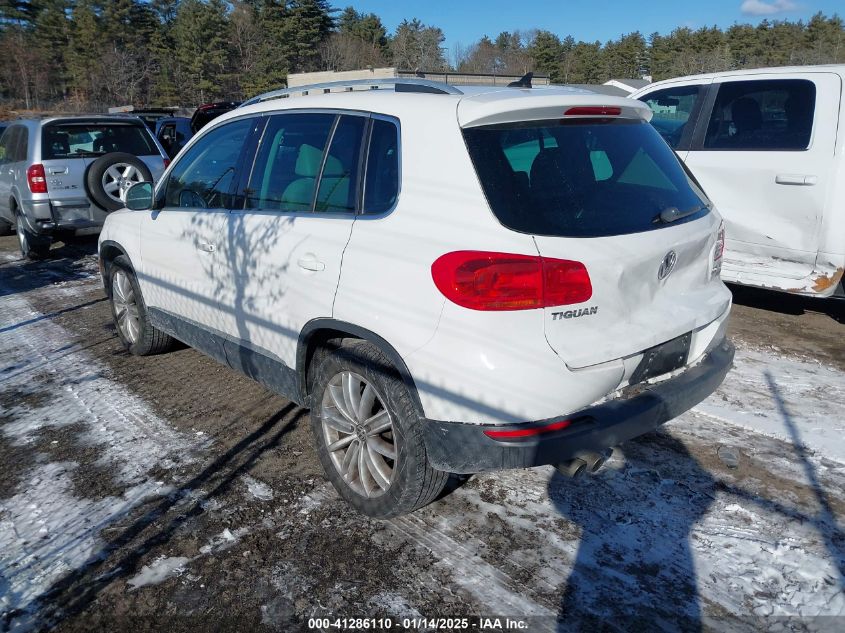 2013 VOLKSWAGEN TIGUAN SE - WVGBV3AX0DW053299