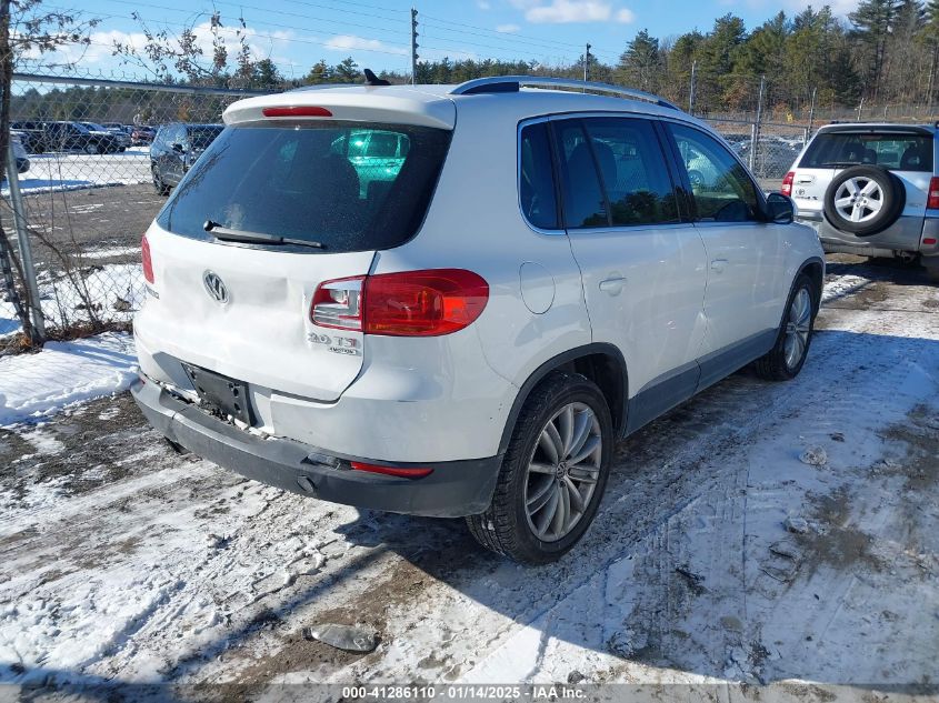 2013 VOLKSWAGEN TIGUAN SE - WVGBV3AX0DW053299