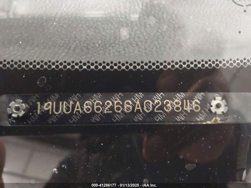 2006 Acura 3.2Tl VIN: 19UUA66266AA02384 Lot: 41286177