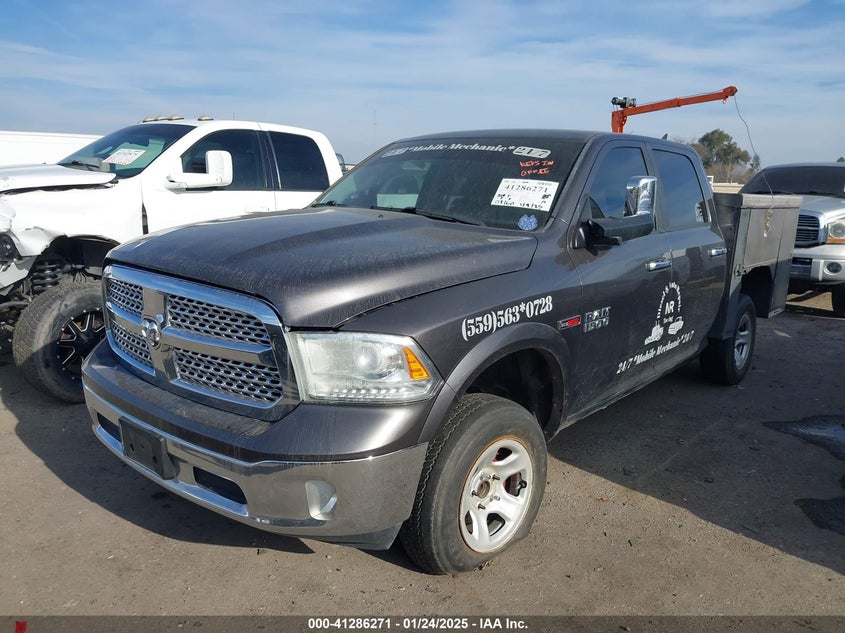 Vin: 1c6rr6nm7fs589967, lot: 41776639, ram 1500 laramie 20152