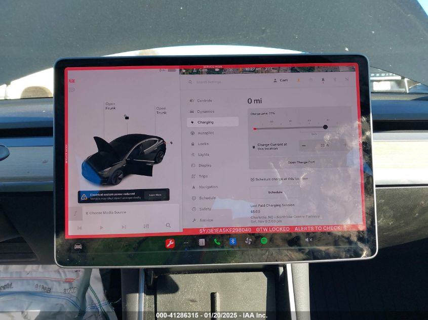 VIN 5YJ3E1EA5KF298040 2019 TESLA MODEL 3 no.17