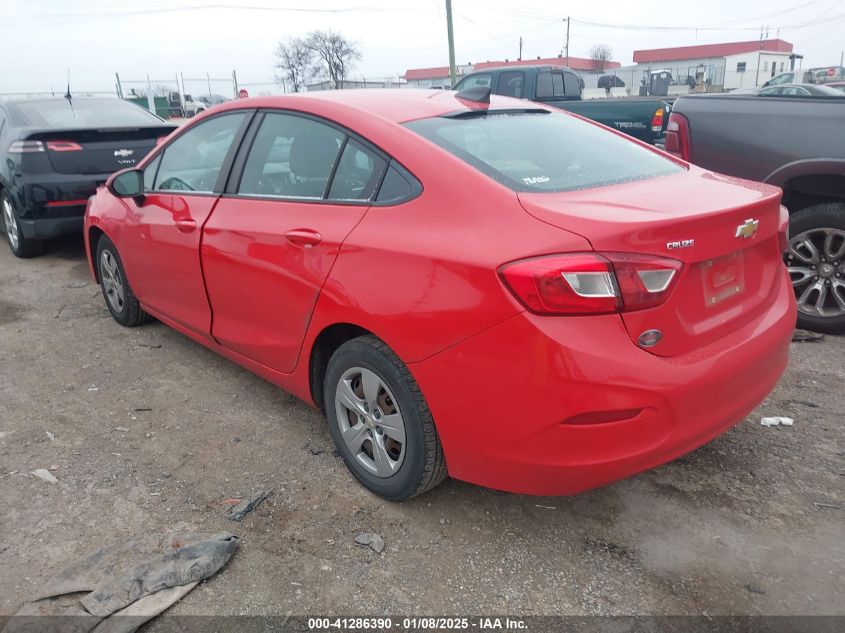 VIN 1G1BC5SM1J7243394 2018 Chevrolet Cruze, Ls Auto no.3