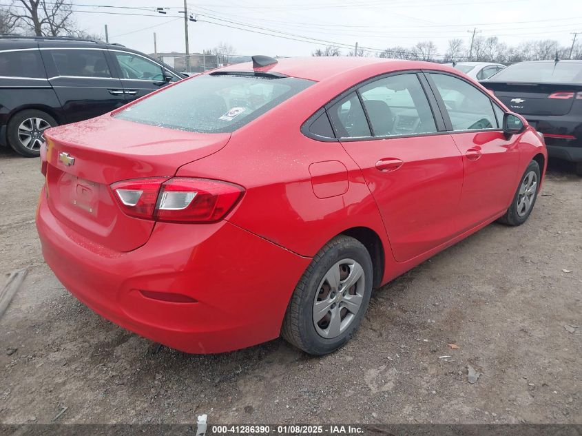 VIN 1G1BC5SM1J7243394 2018 Chevrolet Cruze, Ls Auto no.4