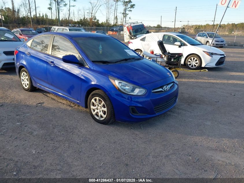 VIN KMHCT4AE3DU500217 2013 HYUNDAI ACCENT no.1