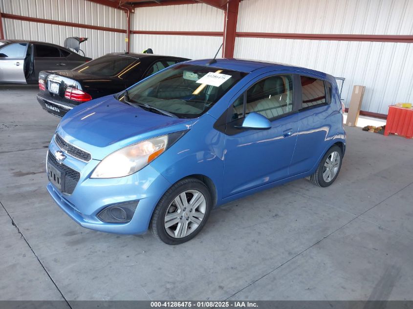 VIN KL8CB6S90EC509753 2014 CHEVROLET SPARK no.2