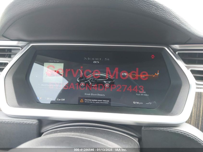 VIN 5YJSA1CN4DFP27443 2013 Tesla Model S no.7