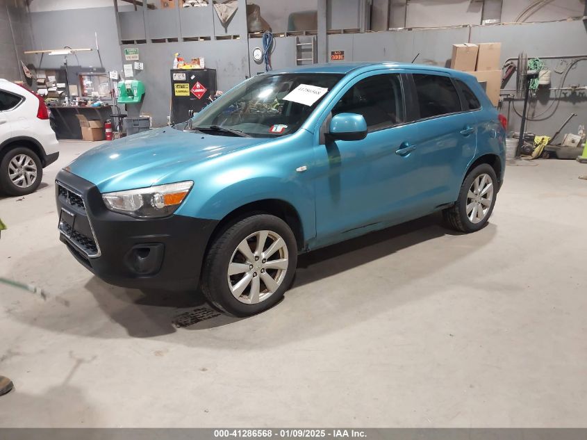 VIN 4A4AR3AU9EE029299 2014 MITSUBISHI OUTLANDER SPORT no.2