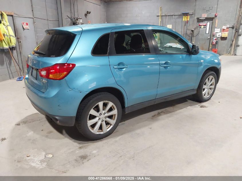 VIN 4A4AR3AU9EE029299 2014 MITSUBISHI OUTLANDER SPORT no.4