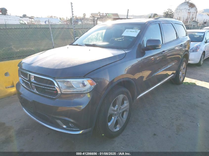 VIN 1C4RDJDG2EC267834 2014 Dodge Durango, Limited no.2