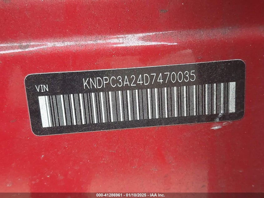 2013 KIA SPORTAGE EX - KNDPC3A24D7470035