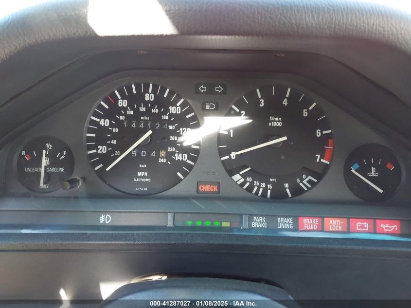 1988 BMW 325 I VIN: WBABB1303J8270859 Lot: 41287027